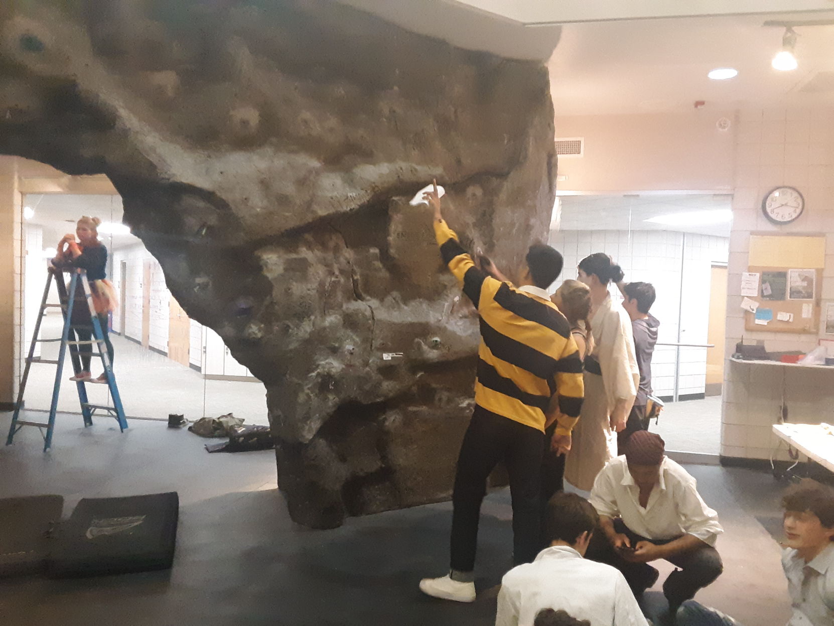 rock climbing